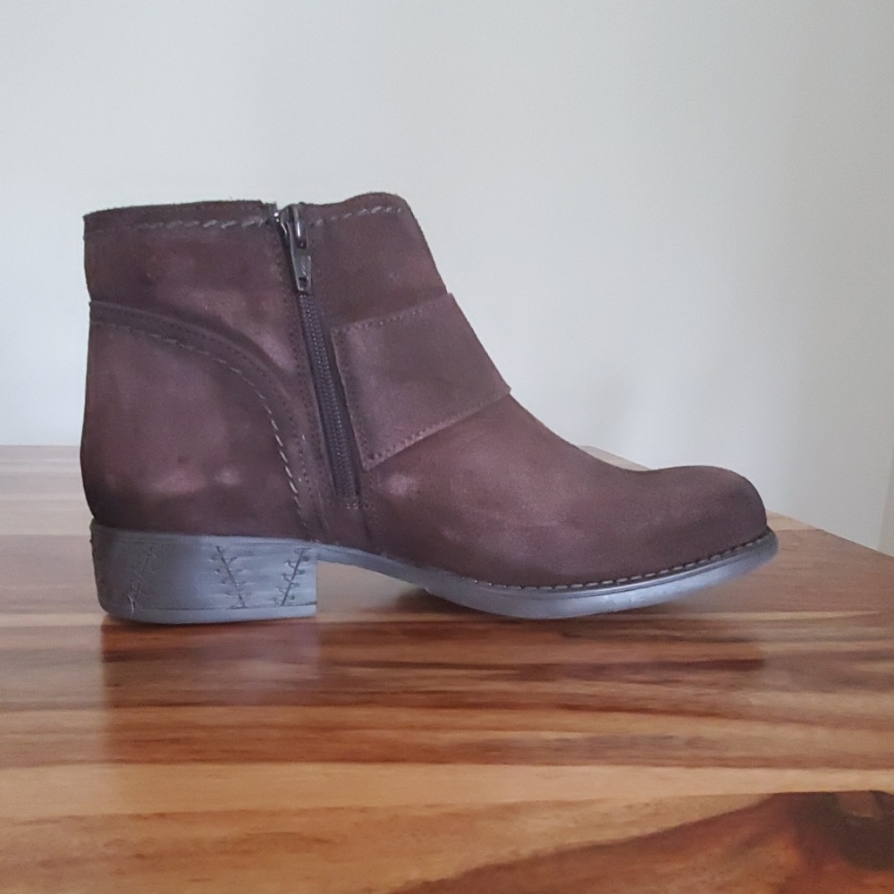 Dark brown eric michael booties
